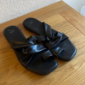 A New Day Black Sandals
